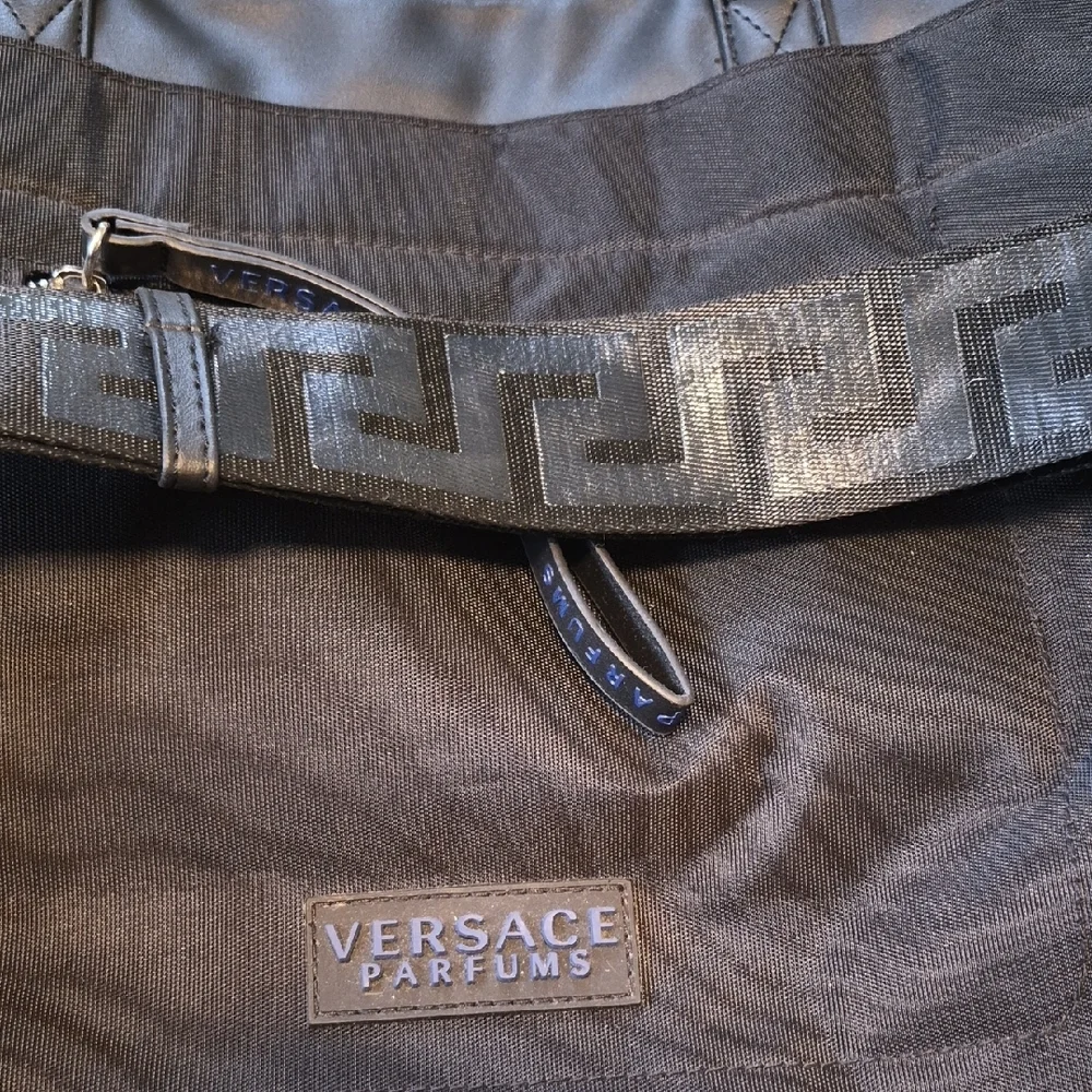 Black Travel Tote Bag